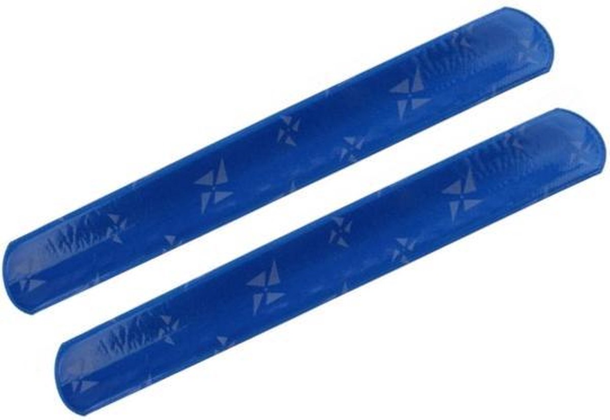 Klaparmband Donkerblauw 22 Cm | 2 stuks